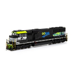 HO-Scale-Athearn-Genesis-65251-SD60E-Norfolk-Southern-6963-w-SOUND-amp-DCC