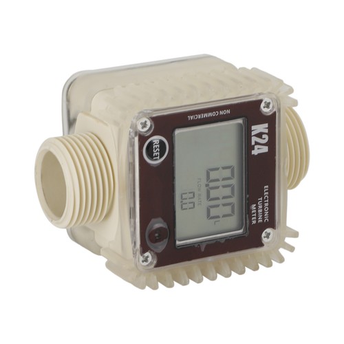 K24 Turbine Digital Diesel For Fuel Flow Meter Chemicals Water Color Red S5 - Picture 5 of 10