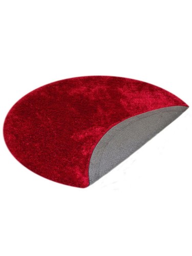 Eco-Friendly Hand Tufted Shag Polyester Round Area Rug Solid Rani BBH Homes - Picture 4 of 5