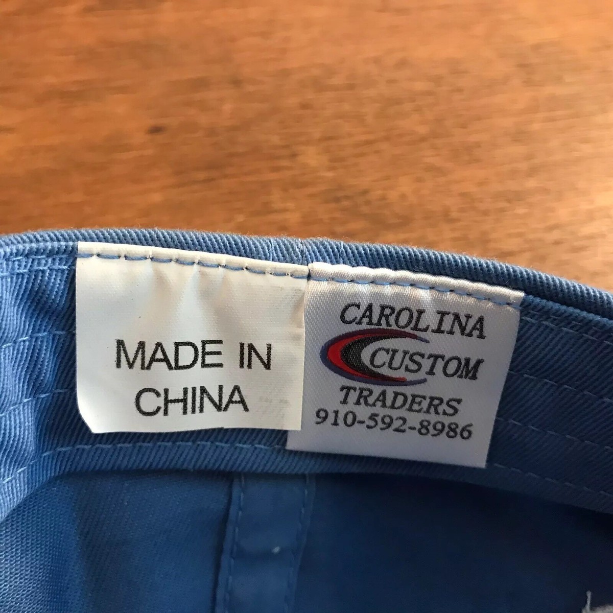 Carolina Farm Credit Blue Cotton Strapback Baseball Cap Hat CH42