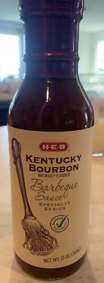 1x Pack H-E-B HEB Barbecue Sauce Specialty Series, Kentucky Bourbon BBQ 13 Oz