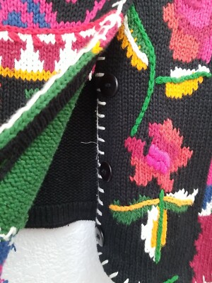 Vintage Pendleton Knockabouts Women's Sweater Vest Floral Ugly