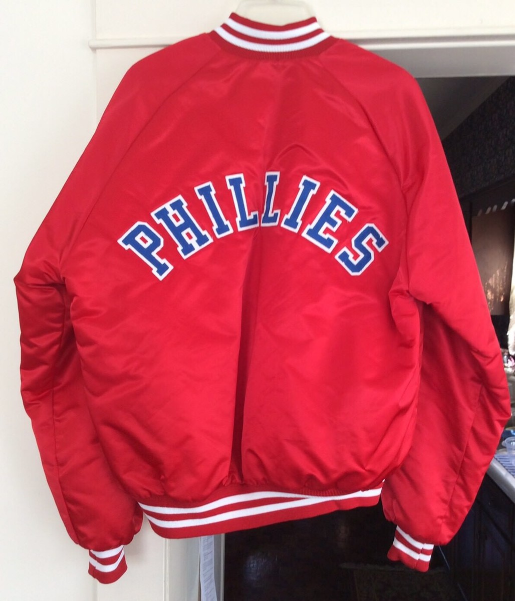 ジャケット・アウター Chalk Line Philadelphia Phillies JACKET Vintage Philadelphia Phillies Jacket Satin MLB Chalk Line