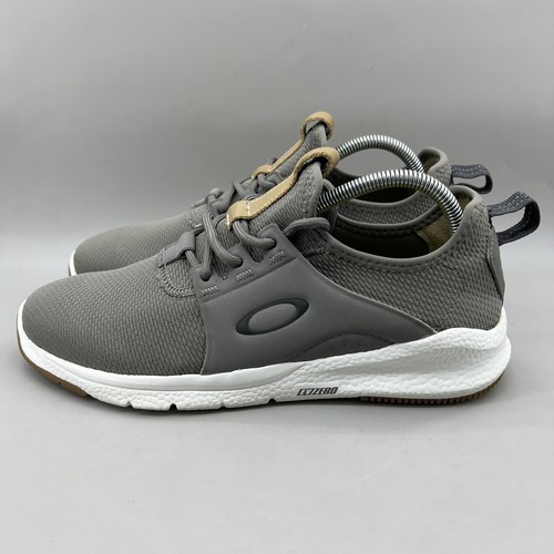 Tenis para correr Oakley Dry Os para hombre talla 8,5 gris malla zapatos cómodos ligeros - Imagen 3 de 8