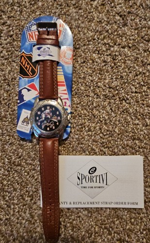 CAL RIPKEN JR Baseball Sportivi Watch New in Box w/ leather band - Picture 6 of 8