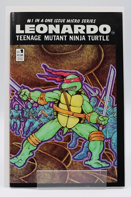 Leonardo Teenage Mutant Ninja Turtle #1  9.2  Eastman Laird  Mirage Studios 1986