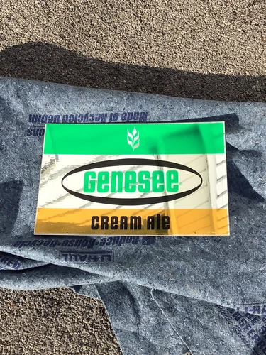 Vintage 1970’s Genesee Cream Ale Beer Advertising Sign 11.5x17.5in *RARE*