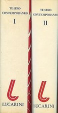 Teatro contemporaneo vol 1 ( teatro italiano) + vol 2 ( teatro europeo e nordame