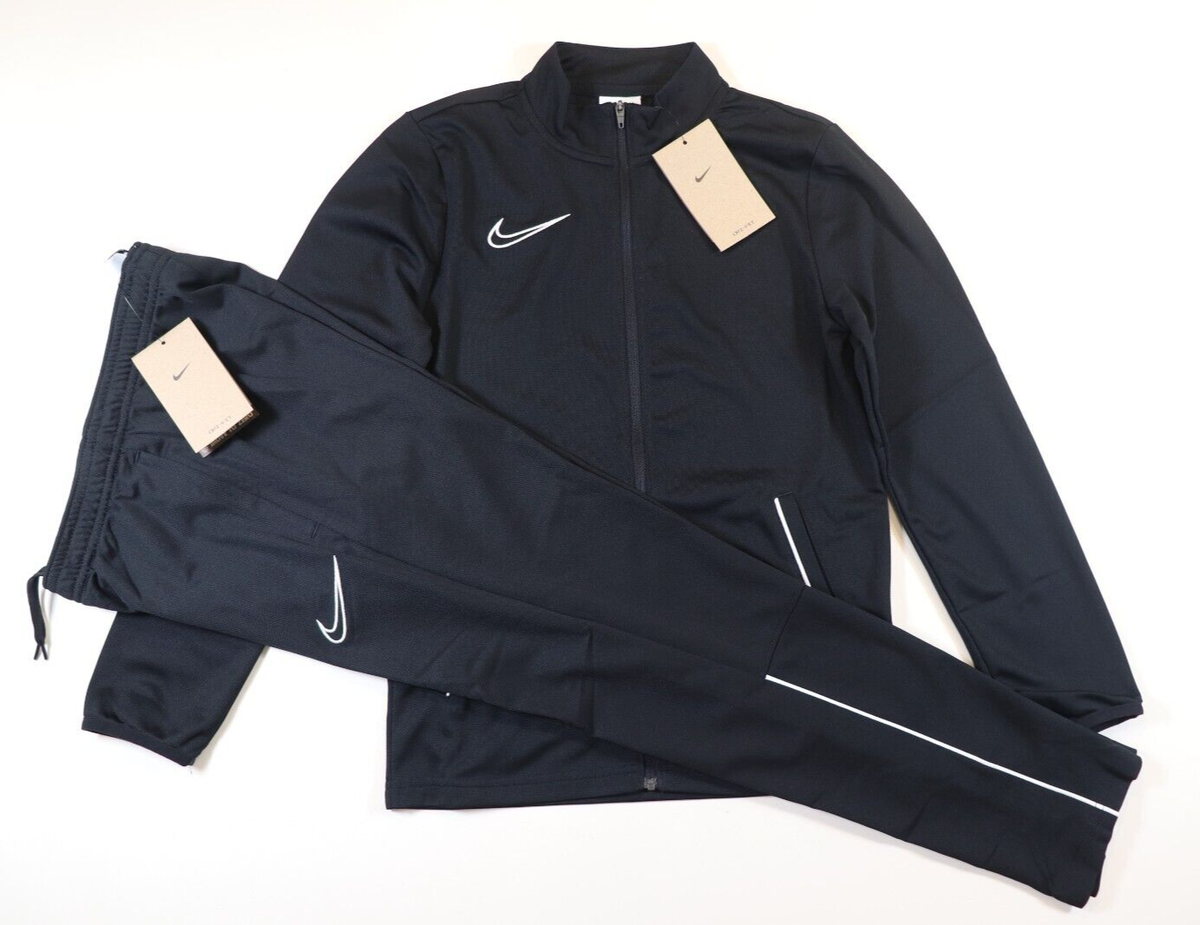 NIKE DRI FIT ACADEMY FOOTBALL TRAINING TRACKSUIT CW6133-010 BOYS GIRLS M  L XL