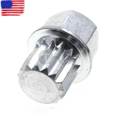 Wheel Lock Key 15 splines / ABC 4 For Volkswagen VW Audi  ( 15 pointed splines )