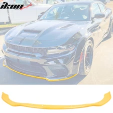 Fits 20-23 Dodge Charger Widebody OE Style Front Bumper Lip Protector Yellow ABS