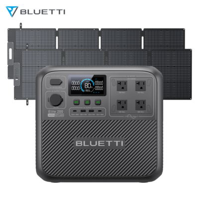 BLUETTI Elite 200 V2 2600W Portable Power Station+Optional 200W