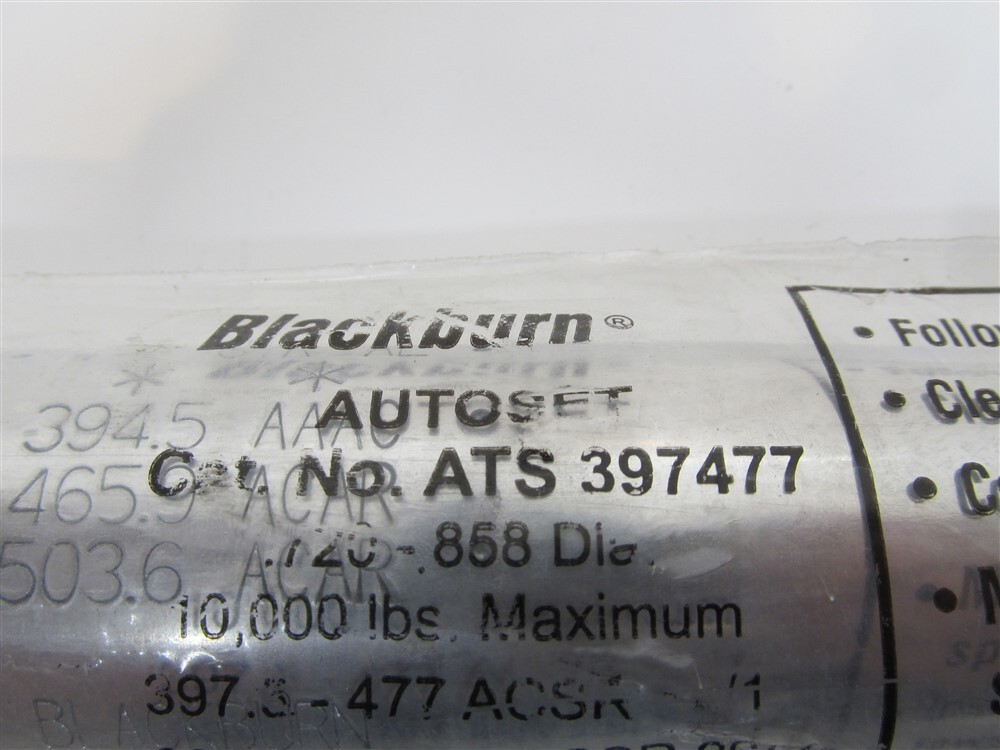 Blackburn, ATS397477, Autoset Automatic Tension Splice, 336 to 477 eBay