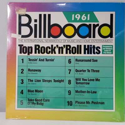 Billboard 1961 Top Rock& Roll Hits Sealed Rhino LP Vinyl Record Dion Del Shannon