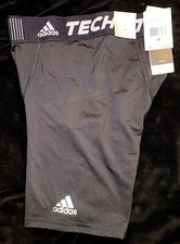 Adidas Techfit Compression Black Pants Size Small Brand New