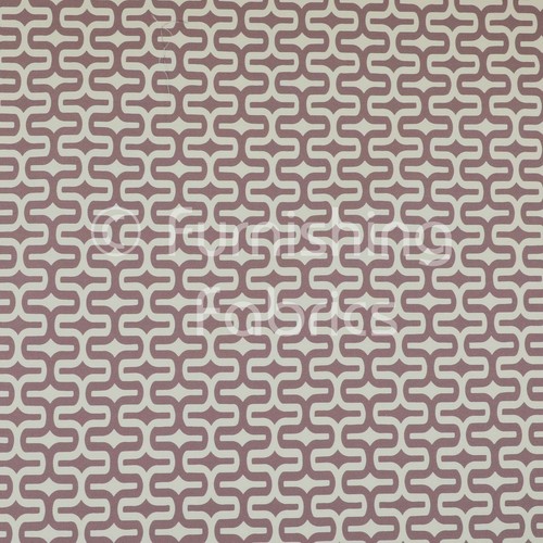 Repeated Medallion Geometric Pattern Purple Velour Faux Velvet Upholstery Fabric - Picture 2 of 5