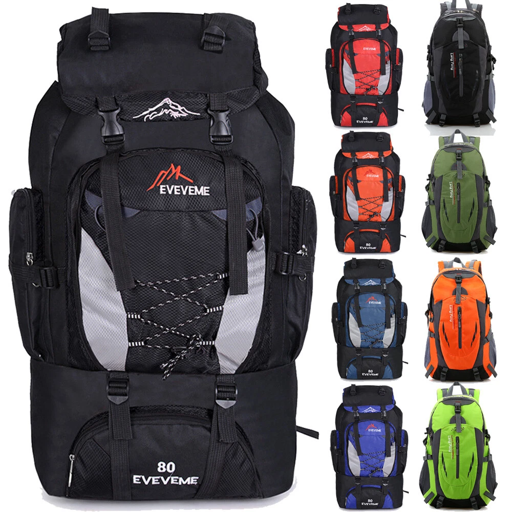 40L Wanderrucksack Wasserdicht - Leichter Trekkingrucksack Mit Reflexstreifen Für Outdoor Sport