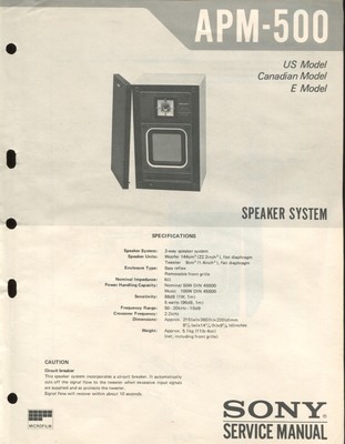 sony apm 500