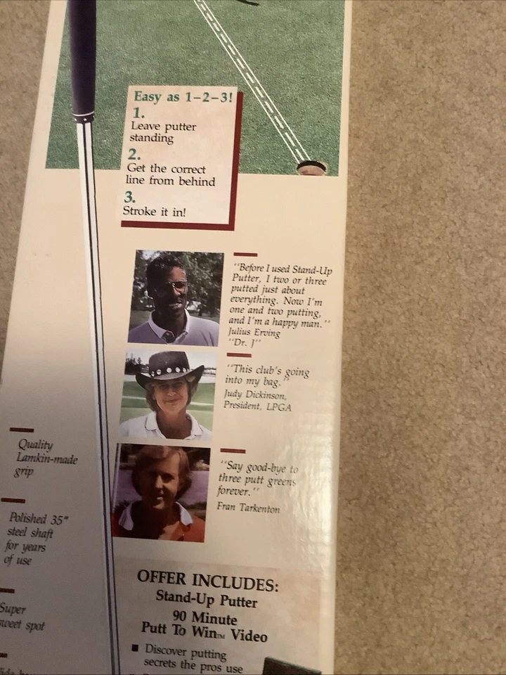 STAND UP PUTTER Top Weighted Golf Club Line of Sight FITNESS QUEST Left Handed - Image 4 of 4