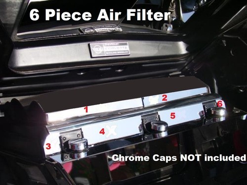 Corvette Engine Dress Up Covers 8pc C4 1994-1996 chrome look polished stainless - Picture 6 of 6