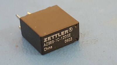 Relay Automotive Sub-Micro 25A SPDT 12 VDC PCB , ZETTLER AZ989-1C-12DSE  (ONE)