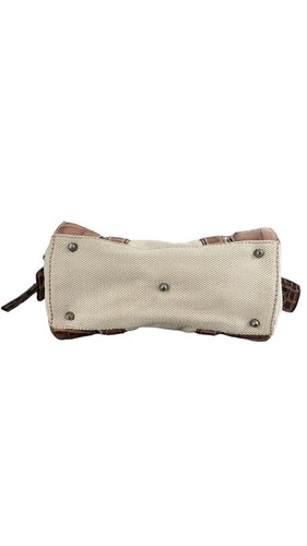 Mini borsa Francesco Biasia Rafia e Crock in pelle goffrata - Foto 6 di 10