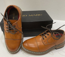 Kids Boys Youth Oxford Classic Lace up Cap toe Dress Church Wedding Shoes In Box