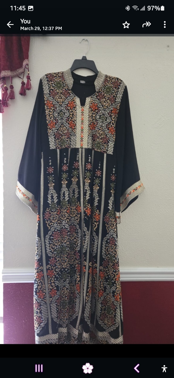 Palestinian Traditional Middle Eastern Women Dres… - image 6