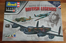 Revell 05696 British Aviation Legends 3 Model Set 1:72 Scale Plastic Model Kit