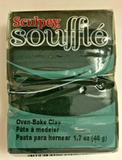 Sculpey Soufflé Polymer Clay 2oz-POPPY SEED