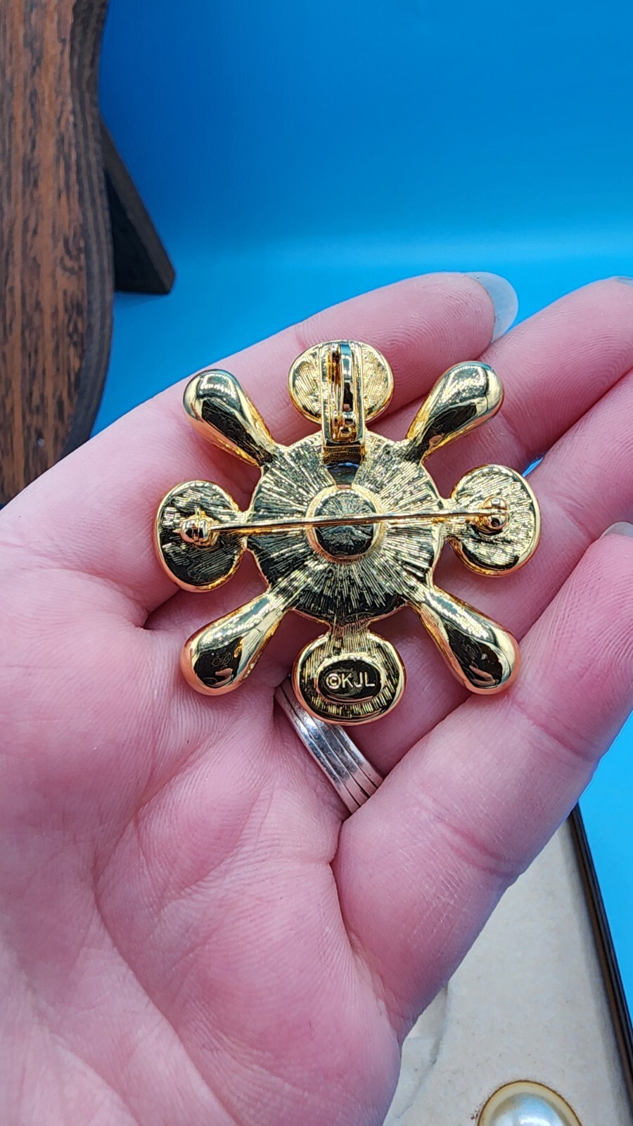 Kenneth Jay Lane KJL Interchangeable Pendant/Broo… - image 8