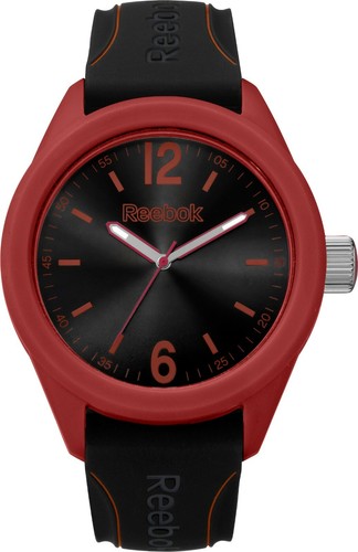 REEBOK Spindrop Red Men Watch, 45mm case,Red ABS case,Black Strap,Black/Red dial 4895221150445