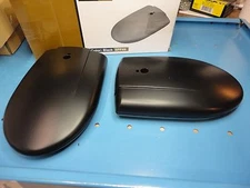 New, Pair of Lumapro Plastic Weighted Bases, 4.1 lbs Each, 1/2" x 1-1/4" Hole