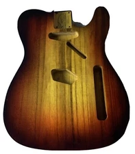 TELE BODY  60’s NitroThinSkinLacquer  3 Tone SUNBURST NOS  ORDER HERE JVGuitars