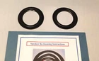 NEW 4" INCH SPEAKER FOAM EDGE SURROUND REPAIR KIT