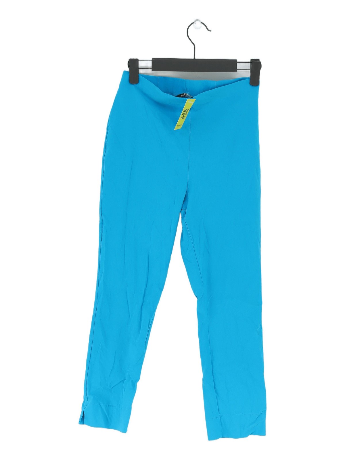 ALTRA Leggings donna romani UK 10 blu 100% altri ritagliati