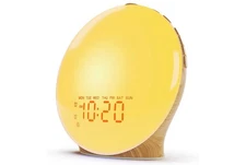 JALL K8 Smart Wake-Up Light Sunrise Alarm Clock Sound Machine
