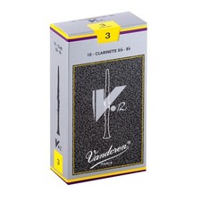 Vandoren Bb Soprano Clarinet V.12 Reeds - Strength 3 - Box of 10