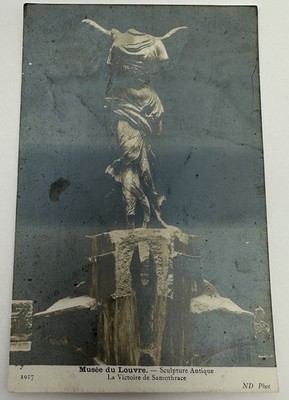 Vintage Postcard Musee Du Louvre La Victoire de Samothrace