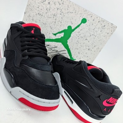 Air Jordan 4 RM US 11.5 Mens Black Red Grey Nike Reimagined Retro