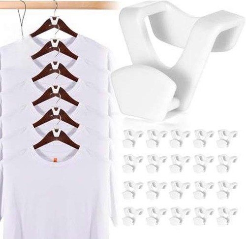 HOUSE DAY Space Saving Hangers 60 Pack,  Assorted colors , sizes 