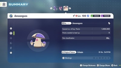 Amoonguss Shiny Alpha 6IVs Battle Ready - Legends ZA