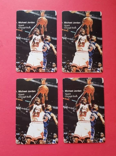Michael Jordan 4 Card Lot -  1998 Sports Weekly Promo Card #23  Chicago Bulls