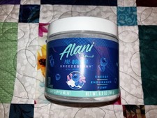 NEW Alani Nu Pre-Workout Powder Breezeberry Energy Endurance Pump 6.8 oz Ex 5/26