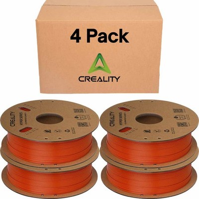 Creality Hyper PLA 3D Printer Filament 1.75mm Brown, 1kg, High-Speed - 4pk