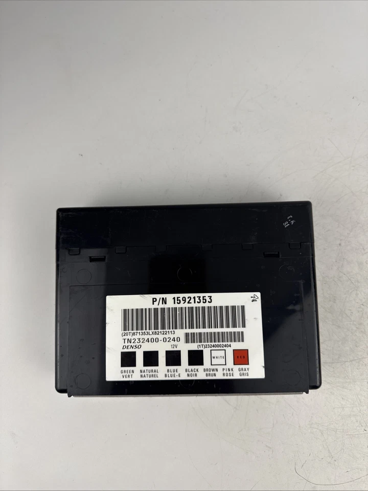 Módulo de control de carrocería GM Chevy Equinox 2006-2013 3,4 L OEM 15921353 Foto 2 de 4