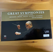 Great Symphonies 50CD Box Set: Beethoven, Brahms, Mahler - Zinman, Zurich