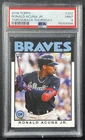 RONALD ACUNA JR PSA 9 2018 TOPPS THROWBACK THURSDAY #202 ROOKIE RC BRAVES 996