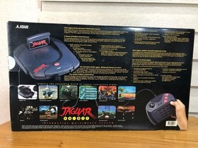 Atari Jaguar Game Console Black With Box Junk Not Tested Used Good Condition