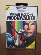 Michael Jackson's Moonwalker Sega Master System CIB Box & Manual Great Condition